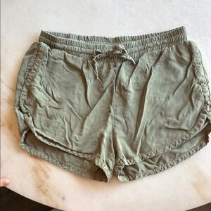 Olive Green Women's Shorts